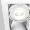 Biała Oprawa Wpuszczana Downlight Metal Modern Maytoni DL093-02-10W3K-W