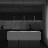 Lampa wisząca minimalistyczna LED aluminium mosiądz nad stół do jadalni do salonu Focus LED Maytoni P072PL-L12W3K-BS