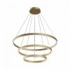 LAMPA WISZĄCA OKRĄGŁA ZŁOTA GLAMOUR RING MAYTONI RIM MOD058PL-L100BS3K RING ZŁOTE KOŁA LED