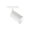 Reflektor do szynoprzewodu magnetycznego LED biała tuba minimalistyczna nowoczesna regulowana On-Off M0032N MAXLIGHT