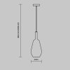 Lampa Wisząca Szklany Klosz DUALITY MOD271PL-01B7 MAYTONI