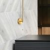 Lampa ścienna kinkiet LED listwa metalowy złoty elegancki klasyczny minimalistyczny uniwersalny FRESCO ST-MD1024M Step Into Design