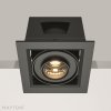 Czarna Oprawa Wpuszczana Downlight Metal Modern Maytoni DL093-01-10W3K-B