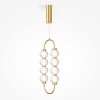 Złota Lampa Wisząca Glamour LED AMULET MOD555PL-L11G3K MAYTONI