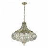Designerska Lampa Wisząca Ozdobna Kryształowe Elementy ASMARA ASM0675 DAR LIGHTING