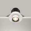 Biała Nowoczesna Oprawa Wpuszczana Downlight HIDDEN Maytoni DL095-01-10W3K-W LED 10W