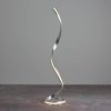 Designerska Lampa Podłogowa Nowoczesna LED Srebrna ARIA 95843 ENDON