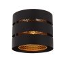 Czarny Plafon Sufitowy Vintage ROSAS 21133/01/30 LUCIDE