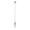 Złota lampa wisząca szklane sople nad stół salonowa TARASO ITALUX PND-40760-1-HBR