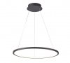 Nowoczesna Lampa Wisząca LED Czarny Okrąg VINOLA PND-56135B-080RPC-BK-3KS4K-TRDIMM ITALUX