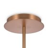 Nowoczesny żyrandol lampa wisząca sufitowa 12-płomienny metalowy złoty regulacja wysokości biały klosz Erich MAYTONI MOD221PL-12G 