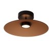 Minimalistyczny Plafon Sufitowy Nowoczesny LED Bursztynowy Klosz MENGA 25117/10/62 LUCIDE
