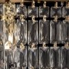 Kryształowa Lampa Wisząca Nad Stół Glamour Złota DUNE DIA005PL-06G MAYTONI