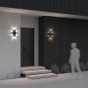Nowoczesny kinkiet elewacyjny zewnętrzny aluminiowy czarny podświetlający ścianę Unter den Linden MAYTONI O578WL-02B