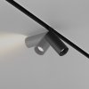 Lampa szynowa minimalistyczna nowoczesna regulowana aluminium czarna FOCUS LED MAYTONI TR032-4-5WTW-S-DD-B