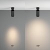Lampa sufitowa plafon spot minimalistyczna klasyczna LED regulowa tuba aluminium czarna Focus Zoom MAYTONI C055CL-L12W4K-Z-B