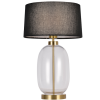 Szklana Lampka Stołowa Abażurowa AMUR LP-919/1T transparent LIGHT PRESTIGE
