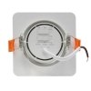 Ruchome kwadratowe oczko podtynkowe Plus białe Led CCT LP-1506/1RS WH Square Light Prestige