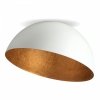 Plafon Sufitowy W Stylu Vintage SFERA 70 32460 SIGMA Biały Miedziany