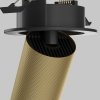  Lampa sufitowa lampa wbudowana wpuszczana tuba regulowana aluminium czerń i matowe złoto Artisan MAYTONI C081CL-01-GU10-MG