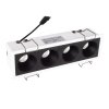 Oprawa wpustowa do skompletowania minimalistyczna prostokąt biała metalowa Modular H180.03 MAXLIGHT 