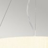Lampa wisząca 46 cm Pearce 3 źródła światła postarzany mosiądz jedwabny abażur minimalistyczna DL-PEARCE18-3LT-IV-AB ELSTEAD LIGHTING