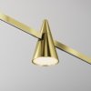 Ścieżka świetlna lampa szynowa stożek LED aluminium mosiądz Keila MAYTONI TR146-1-5W2.7K-BS-DE