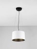  Nowoczesna biało czarna lampa wisząca LED CAMPANERO LE44807 Luces Exlusivas