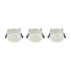 Nowoczesna oprawka okrągła potrójna podtynkowa punktowa CUP 3 PC SET white 10793 Nowodvorski Lighting