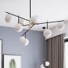 NOWOCZESNA MOLEKULARNA LAMPA WISZĄCA MAYTONI NOSTALGIA MOD048PL-09G CZARNA-ZŁOTA BIAŁE KULE DO SALONU