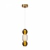Szklana Designerska Lampa Wisząca LED Nowoczesna DROP MOD273PL-L16G3K MAYTONI