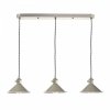 Chrom Lampa Wisząca Vintage Szare Klose HADANO HAD3661-06 DAR LIGHTING