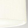 Lampa wisząca 76 cm Pearce 7 źródeł światła postarzany mosiądz jedwabny abażur minimalistyczna DL-PEARCE30-7LT-IV-AB ELSTEAD LIGHTING