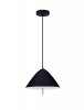 Designerska czarna lampa wisząca LED nowoczesna CARAPARI LE44654 Luces Exclusivas