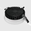 Lampa wbudowana wpuszczana w sufit LED okragła aluminiowa biała Okno MAYTONI DL055-18W3K-W