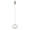 Złota lampa wisząca nowoczesna Rabel Italux PND-344221-1-HBR