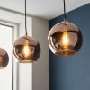 Lampa Wisząca Nowoczesna Miedziane Szklany Klosze Kule BOLI 102929 ENDON