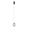 Czarna lampa wisząca nowoczesna Pedro Italux PND-34405-1-BK