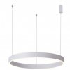 Nowoczesna Okrągła Lampa Wisząca Dwustronna LED Biała BRASCO UP DOWN PND-56215D-080RPP-WH-3KS4K-TRDIMM ITALUX
