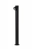 Nowoczesny Czarny Słupek Zewnętrzny LED IBAMA 15850/05/30 LUCIDE