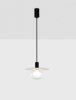 Lampa wisząca z betonu szklany klosz ASUNTA LE44656 Luces Exlusivas