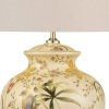Ceramiczna Lampka Stołowa Abażurowa Z Kwiatowym Wzorem MIMOSA MIM4202 DAR LIGHTING