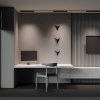  Ścieżka świetlna lampa szynowa LED prostokątna aluminium czarna Points MAYTONI TR010-1-22W4K-M-B-DE