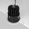  Lampa wbudowana wpuszczana w sufit LED aluminiowa biała okrągła możliwość ściemniania Zoom MAYTONI DL034-L12W4K-D-W