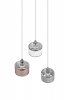 Nowoczesna Lampa Wisząca Srebrna KAPRUN 311630306 TRIO