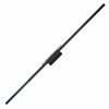 Nowoczesna lampa ścienna kinkiet LED podwójna listwa czarna z drewnianymi elementem minimalistyczna rustykalna JAVA BLACK WOOD 1369 TK-Lighting