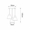 P21031M-3R ORLO LAMPA WISZĄCA BIAŁA/WHITE