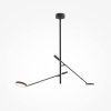 Lampa sufitowa wisząca nowoczesna LED metalowa czarna regulacja wysokości oraz kąta świecenia Fad MAYTONI MOD070CL-L15B3K1