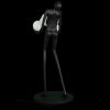 Designerska lampa podłogowa stojąca czarna kobieca sylwetka dekoracyjna ozdobna szklane kule WOMAN F9312 Step Into Design