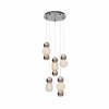 Szklana Designerska Lampa Wisząca LED Nowoczesna DROP MOD273PL-L80CH3K MAYTONI